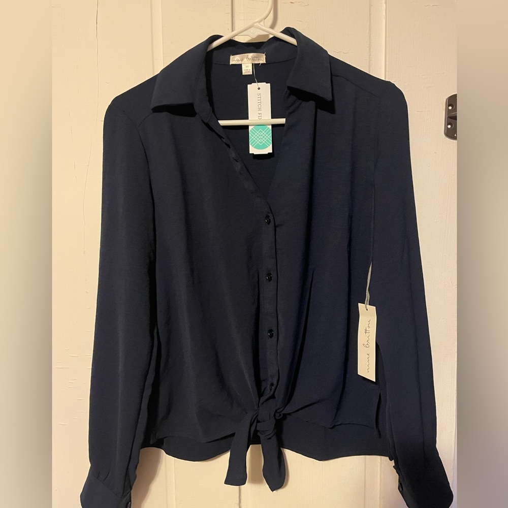 Nine Britton Honda button down shirt size xs